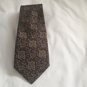 MARIO VALENTINO‎ men's silk neck tie made in Italy